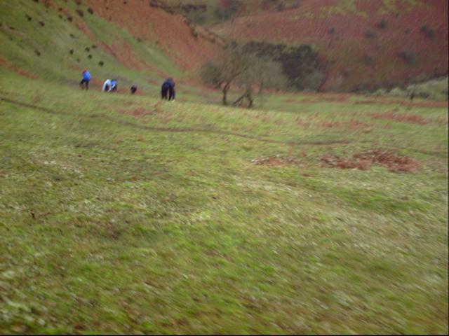 Climbing up to Callow